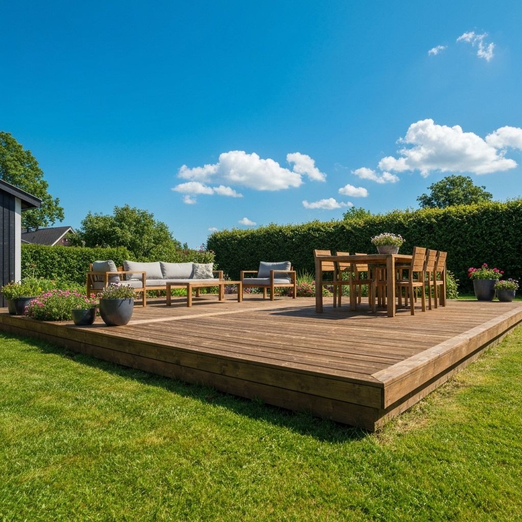 Backyard Deck Construction